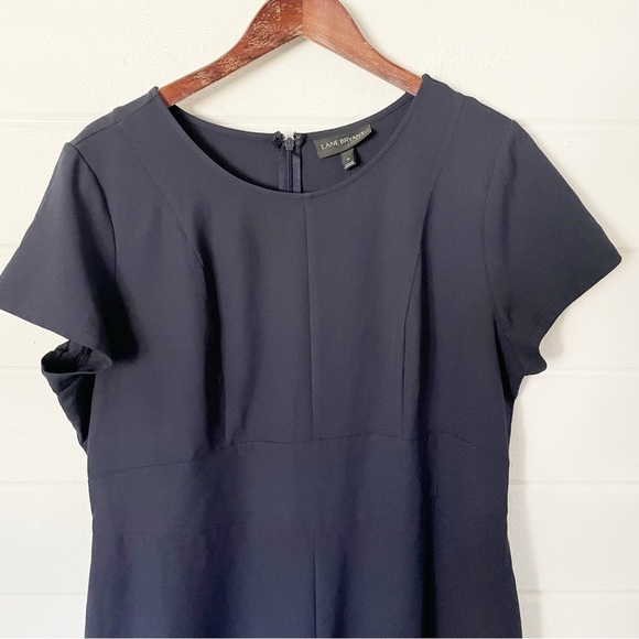 Lane Bryant Black Round Neck Keyhole Wide Leg Jumpsuit Women’s Waist 38” - Picture 3 of 10